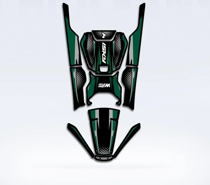 Для SYM HUSKY ADV150 мотоциклетная противоскользящая накладка на топливный бак боковая