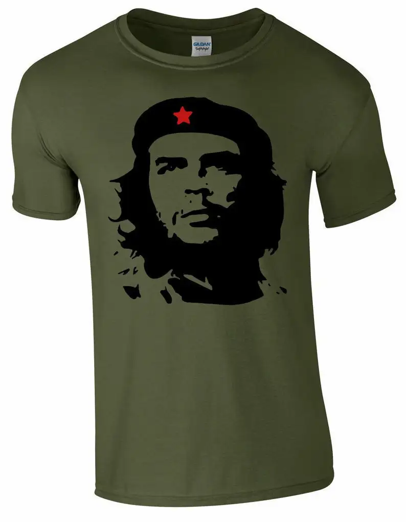 

Che Guevara Face Silhouette Iconic Retro Political Revolution Cuba Men's T Shirt