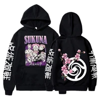 japanese anime jujutsu kaisen funny sukuna printed graphics hoodies sweatshirts harajuku streetwear for womenmen pullover