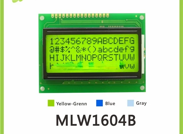 

LCD 1604 LCD Screen Module Character Module 16x4 Parallel Port Display 5V/3.3V Optional 1604B
