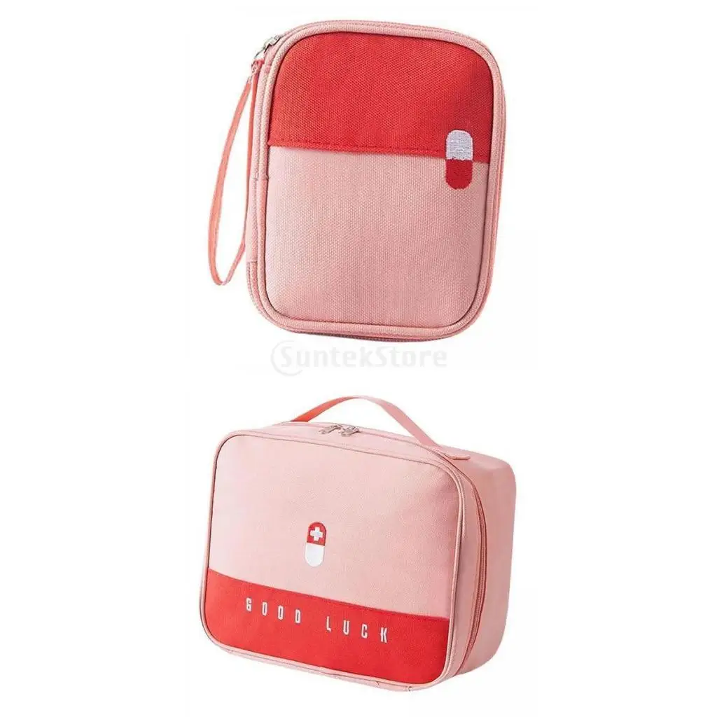 

2pcs First Aid Bag, Storage Medicine Emergency Survival Camping Outdoors