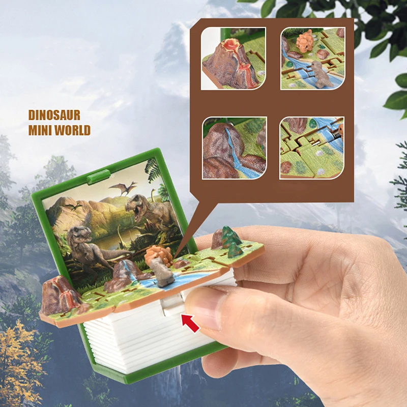 

3D волшебный замок, загадочный скрытый мир, складная книга, брелок с сюрпризом, ручная игра на палец, детская игрушка для снятия стресса