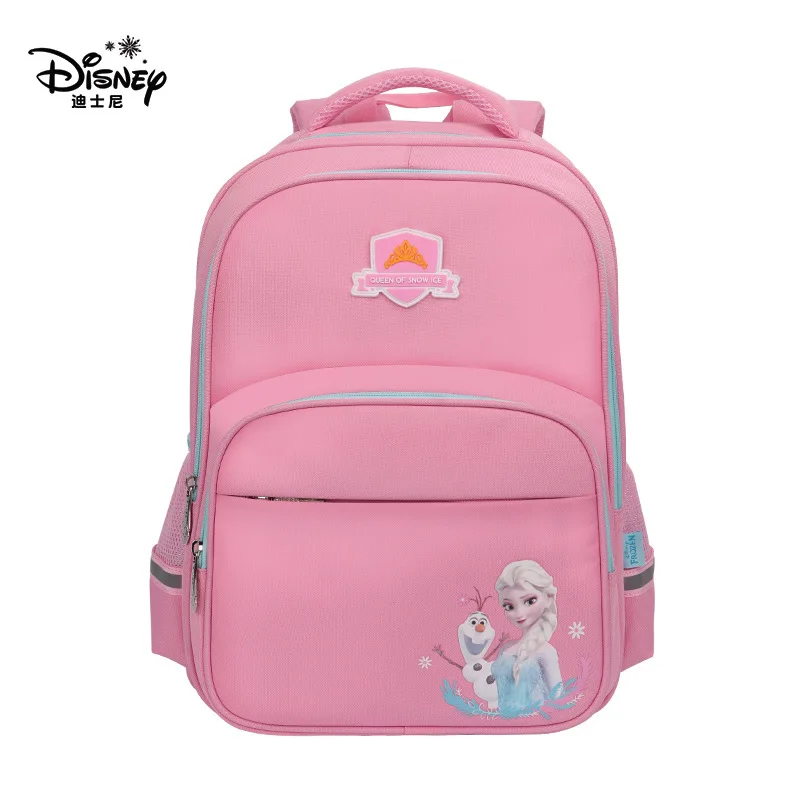 Disney Genuine Waterproof Breathable Children's School Bag Cartoon Cute 1-4 Grade Primary School Bag To Reduce The Burden