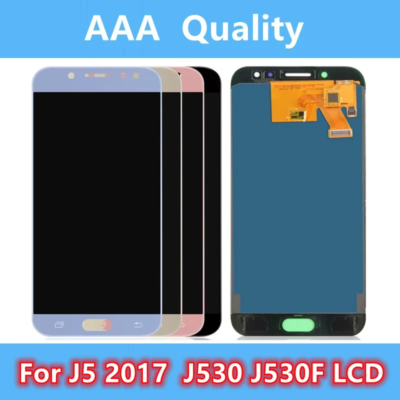 Протестированный 5 2-дюймовый TFT для SAMSUNG J530 J530F J530FM SM-J530F J5 Pro 2017 ЖК-дисплей с
