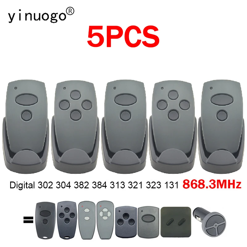 

5PCS MARANTEC 302 868 MHz Digital 382 313 304 384 321 323 Command 131 Garage Door Gate Opener Remote Control MARANTEC Digital