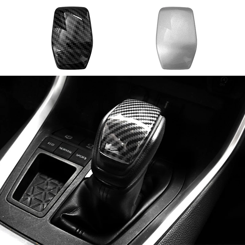 

Car Gear Shift Head Decorative Cover ABS Sticker Trim For Toyota Rav4 Highlander Wildlander 2019 2020 2021 2022