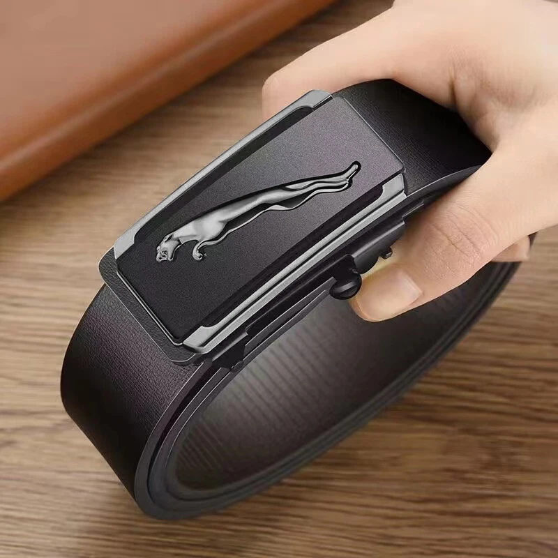 Мужской Повседневный Ремень С Автоматической Пряжкой Молодежные Деловые Брюки