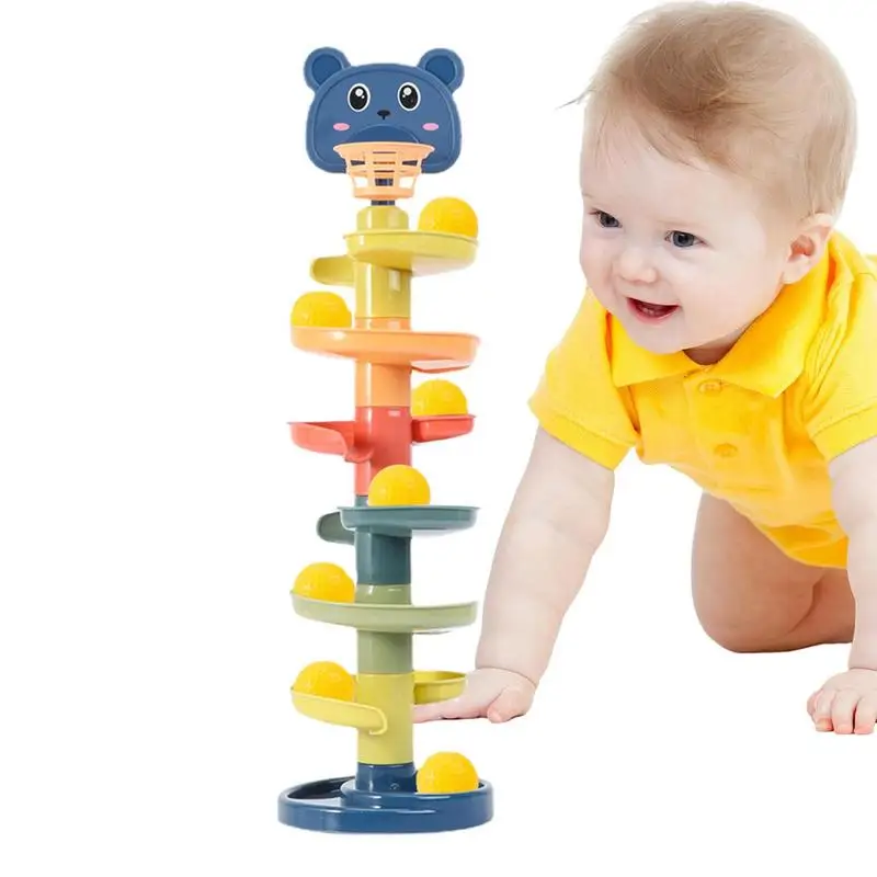 

Spiral Ball Drop Tower Spiral Tower Ball Drop And Roll Activity Toy Drop And Go Ball Ramp Toy Set Toddler Development