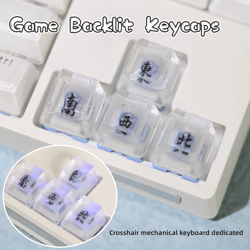 

DIY Translucent ESC Keycap Game Backlit Keycaps Girl Cute Gift for Cherry MX Mechanical Keyboard Key Cap R4 Height OEM