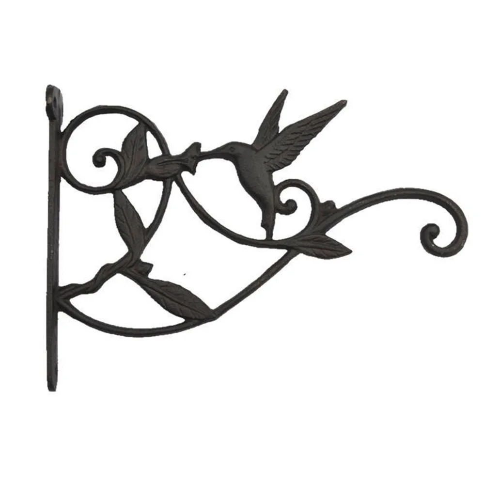 

For Flower Pots Hook Hanging Basket Hanger Garden Wrought Home Use Outdoor Modern Bracket Wall Mounted Durable Cast Iron