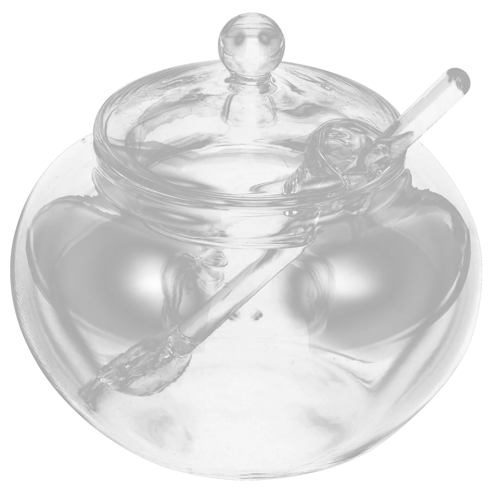 

Storage Seasoning Container Jar Honey Glass Kitchen Condiment Canisters Holder Coffeecan Azucareras Salt Spices Depot Spoon Box