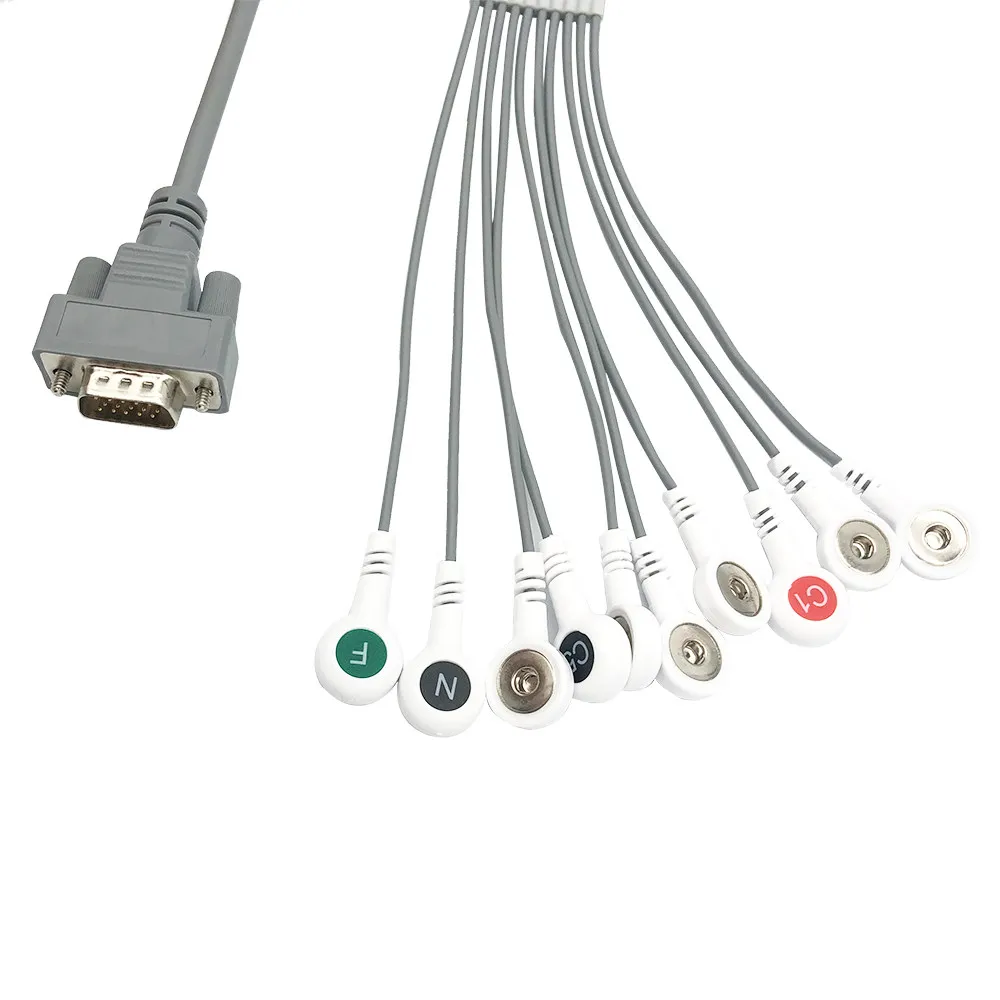 Фото Совместимый динамический ЭКГ-кабель Compatible3000-DX MGY-H4 №3