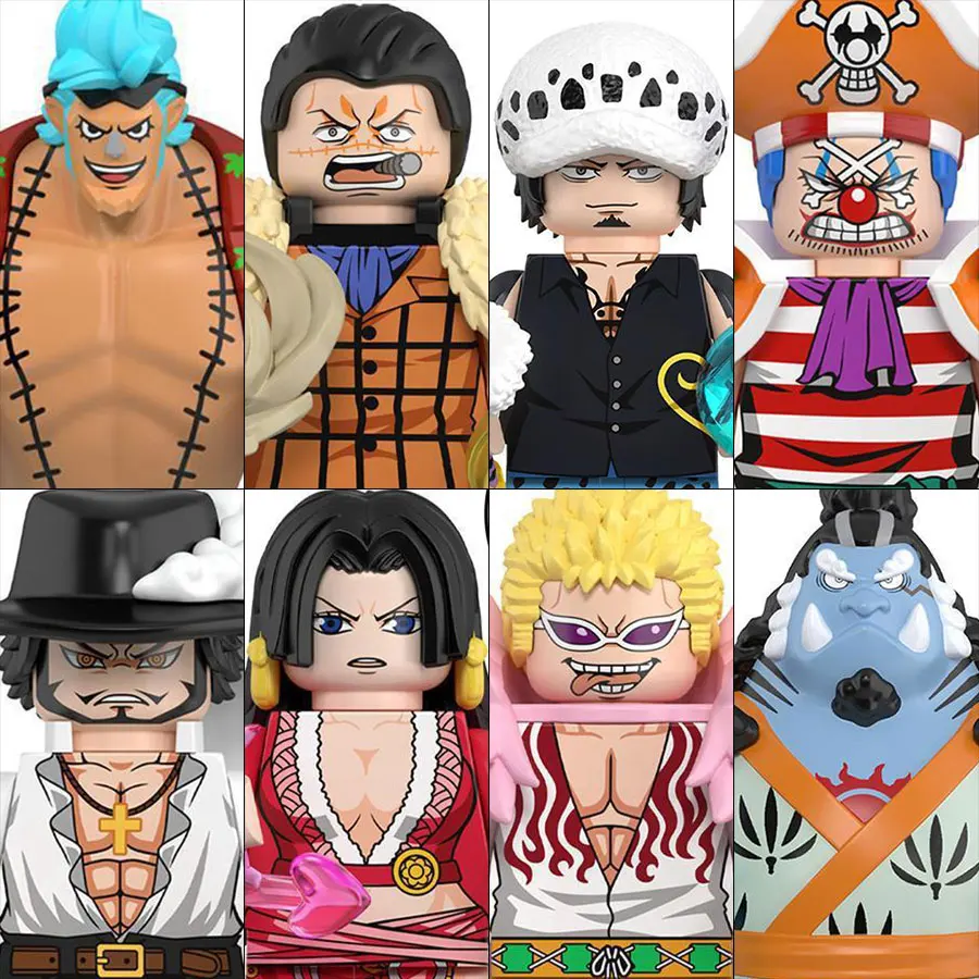 WM6222 Конструктор ONE PIECE: Луффи, Зоро, Нами, Санджи, Чоппер, мини-фигурки, аксессуары, подарки на Хэллоуин и Рождество для детей (art.: 3920db433fffc) - 3920db433fffc