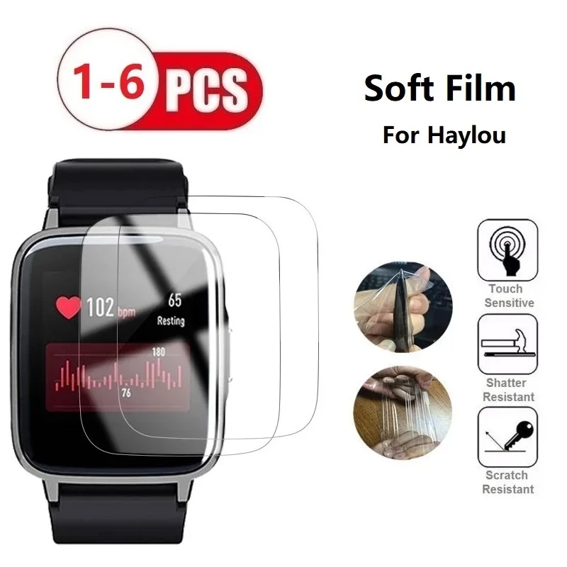 Защитная пленка для часов из ТПУ hayls 05 Solar LS 02 01 RS 4 Plus 3 RT 2 GTS Гидрогелевая