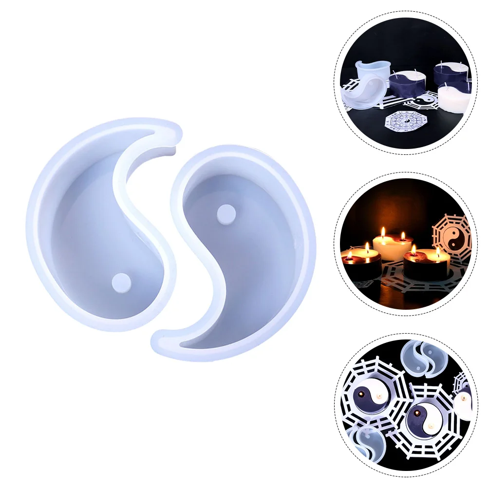 

Moldmolds Silicone Soap Resin Casting Diy Mould Making Tai Wax Yin Yang Pillar Candy Chocolate Aromatherapy Pot Scented Moulds