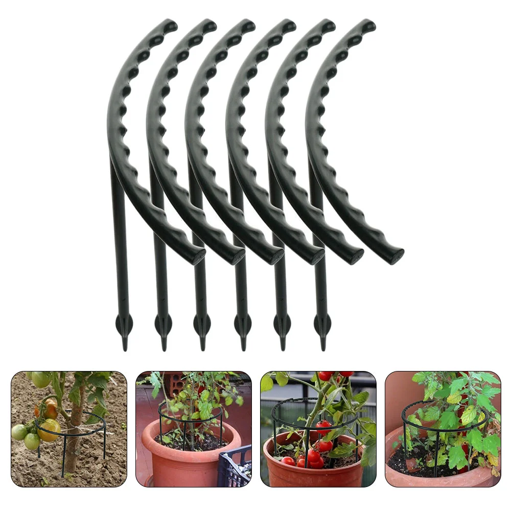 

6 Pcs Climbing Bracket Lattice Planter Box Supporting Holder Floral Flowerpot Plastic Gardening Supplies DIY