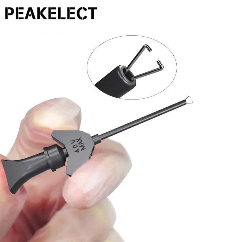 Peakchoose P5003 мини-захват SMD IC тестовые зажимы с крючками совместимые Dupont разъемами