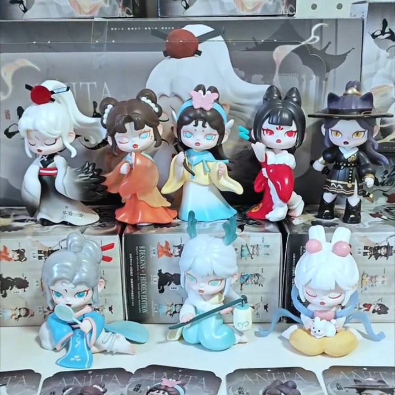 Anita V5 Mountains and Seas Have Spirits Series Mystery Box Фигурки аниме Kawaii Куклы Подарки Симпатичные