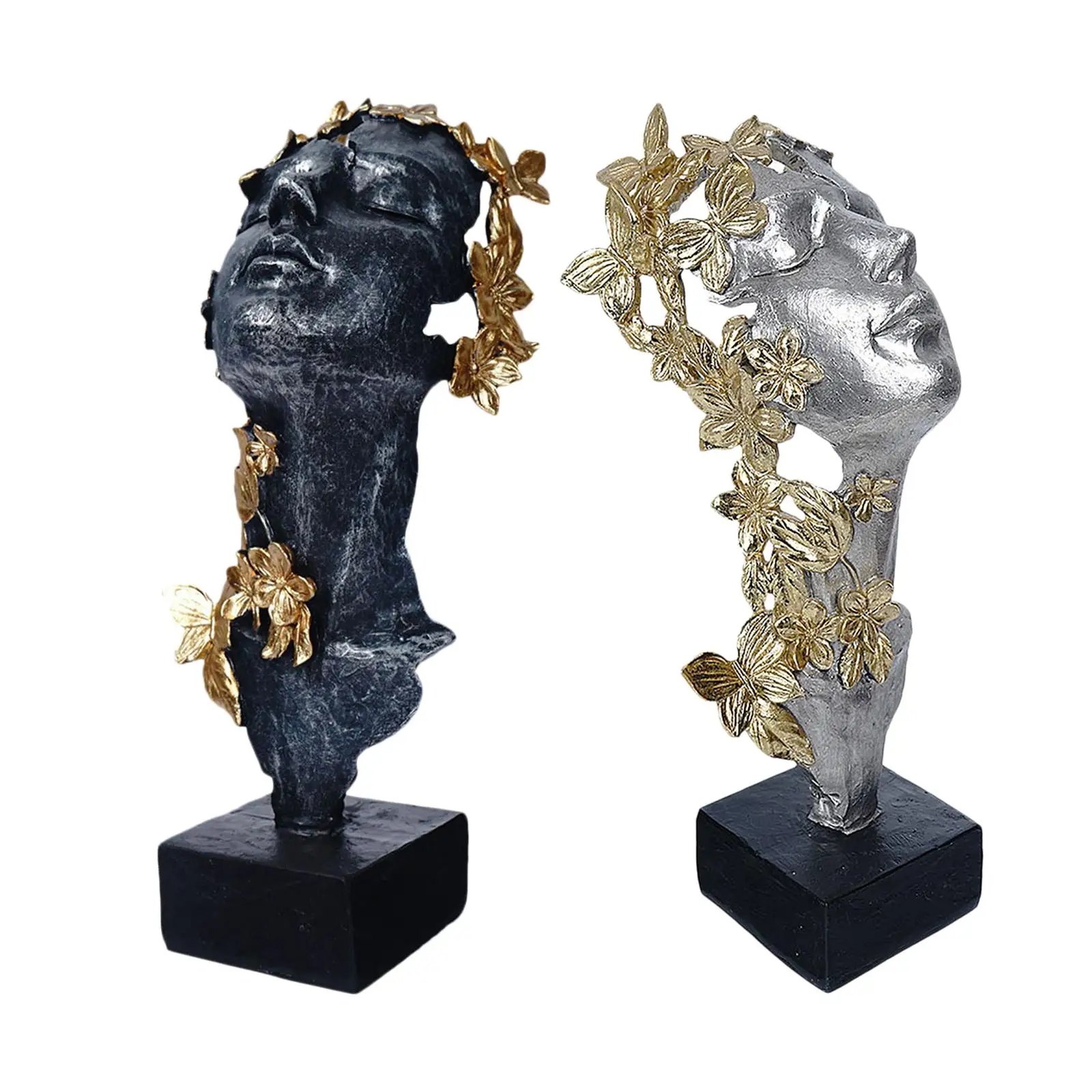 

Creative Butterfly Girl Statue Modern Table Sculpture Artwork Decor
