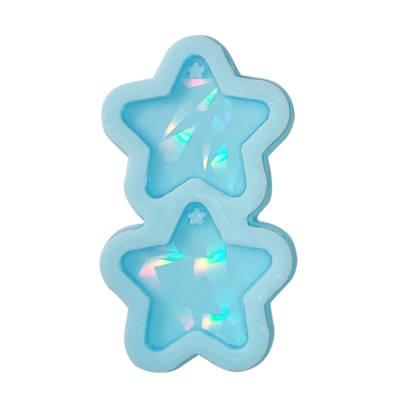 

Блестящие искусственные и тени, пентаграмма, силиконовая фотоформа, самодельные серьги, подвески, ювелирные изделия для подарка на День святого Валентина, поделки