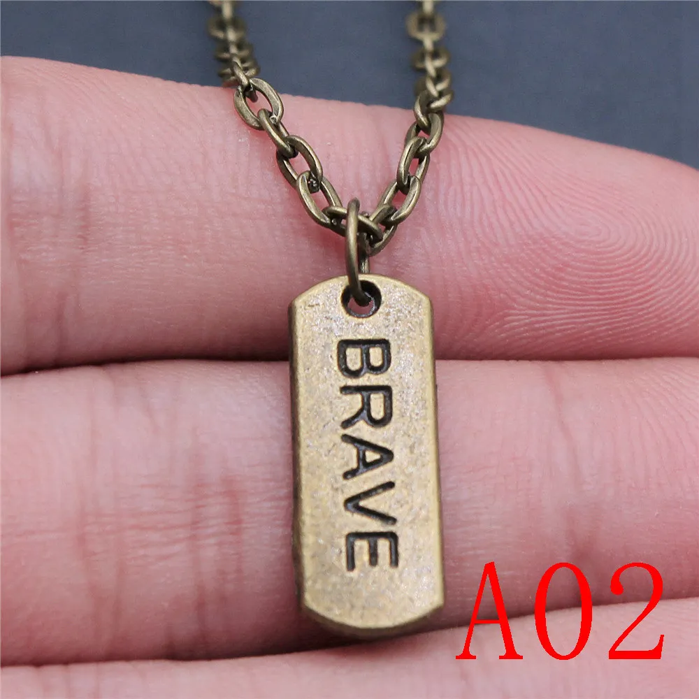 Подвески с бронзовой пластиной для ювелирных изделий Женская цепочка на шею