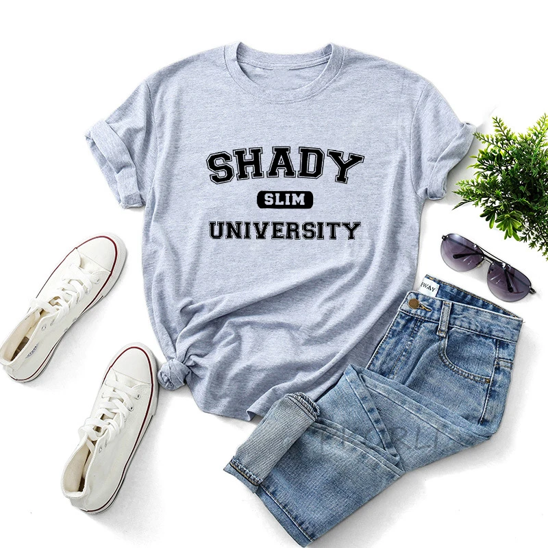 Shady University Women T Shirt Graphc 