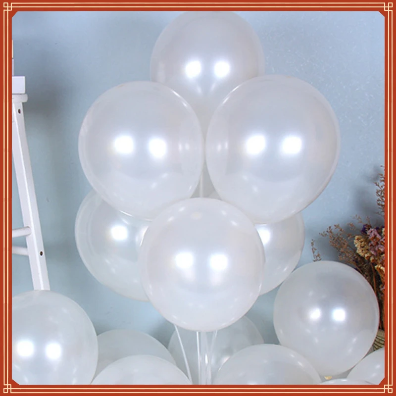 

New in 10 12 Inch Mix Colorful Pearl Latex Balloon Wedding Happy Birthday Party Decoration Air Ballon White Pink Blue envio grat