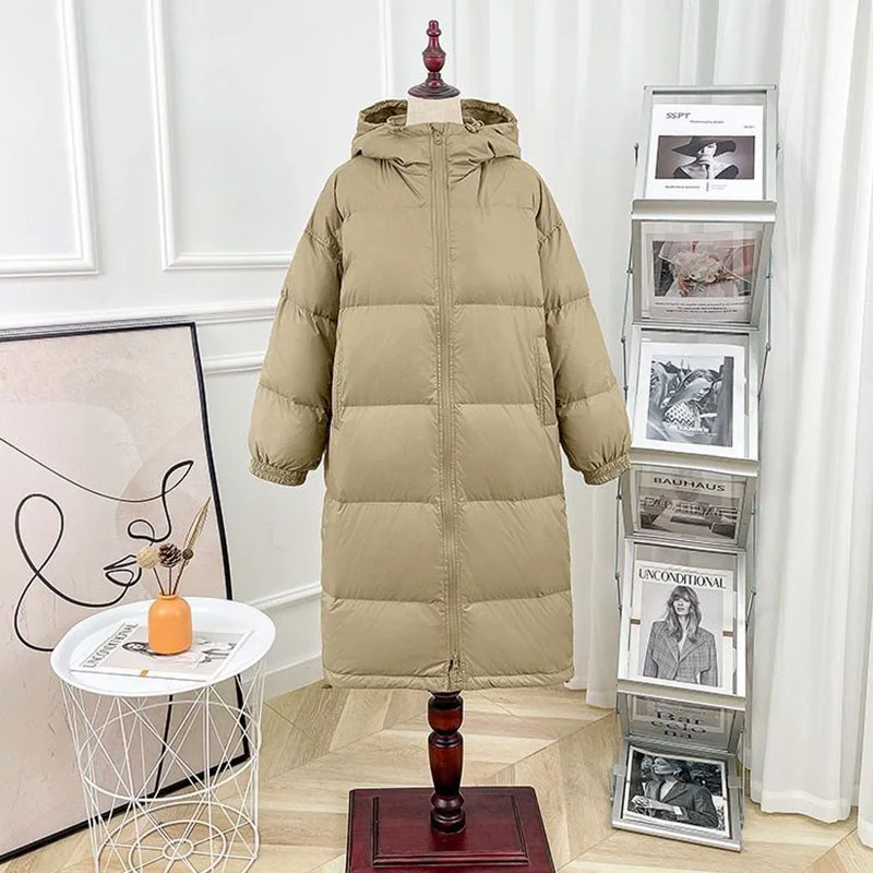 Женское зимнее пальто элегантный женский пуховик новинка 2022 модная теплая