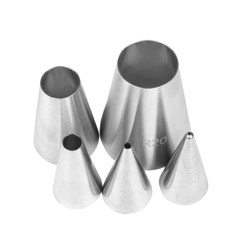 

Кондитерские сопла из нержавеющей стали, 5 шт.