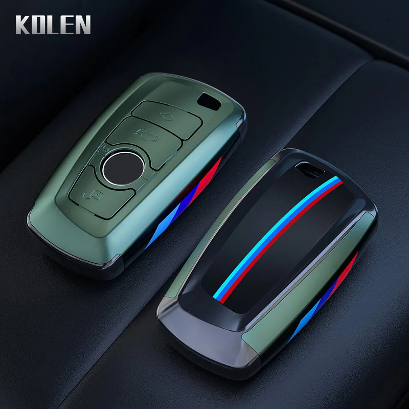 Чехол для автомобильного ключа из АБС-углеволокна Стильный чехол-брелок BMW X1 X3 X4 X5