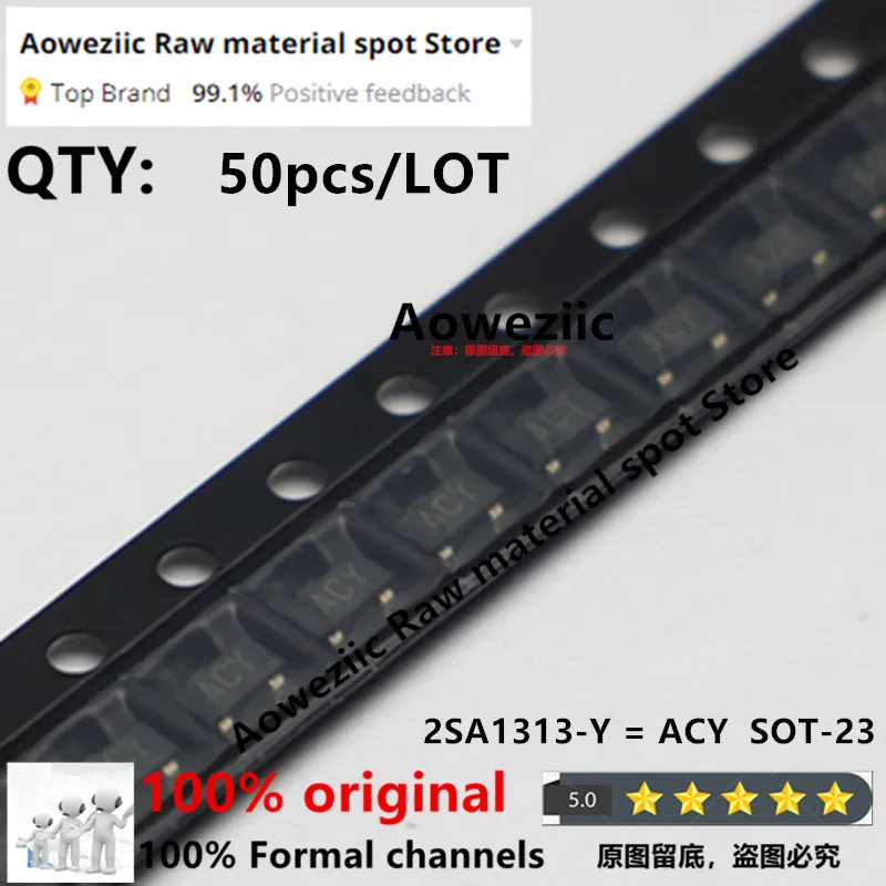 

Aoweziic 100% New Imported Original 2SA1313-Y 2SA1313 ACY 2SC3325-Y 2SC3325 CEY SOT-23 Low Power Diode
