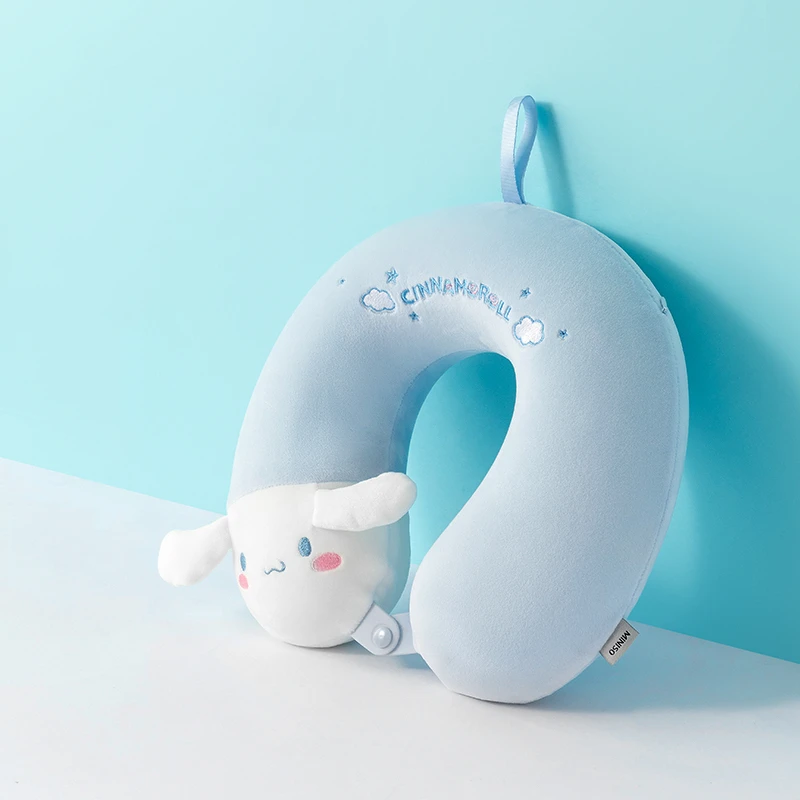 

Sanrioed Kuromi Cinnamoroll U Pillow Cervical Car U Pillow U Pillow Kawaii Rest Lunch Pillow Animal Soft Toy Gift