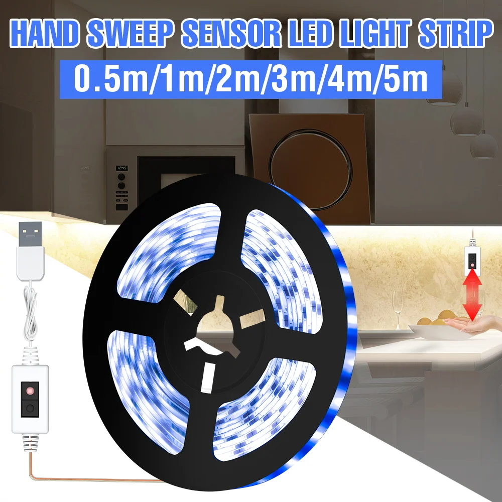 

Led Strip Light 5V Flexible Ribbon Lamp Cabinet Lamp Strip Kitchen Light LED BackLight Lighting Dimmable Night Light Home Decor