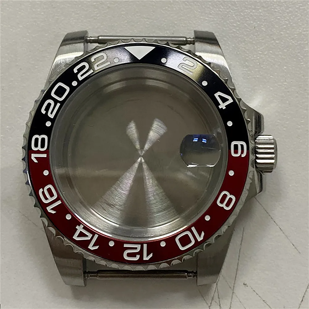 

40mm 316L Stainless Steel Sapphire Glass Watch Case for NH35 Mechanical Watch Movement Accessories