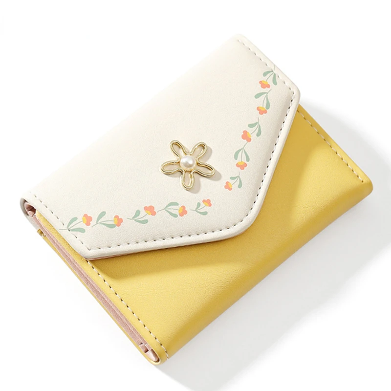 

2022 New Luxury Design Small Wallets For Women Soft PU Leather Card Holder Purses Ladies Mini Purse Female Photo Pocket Carteras