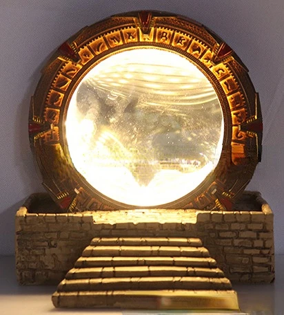 

2022 13cm Atlantis Stargate Night Light Creative Stereo LED 3D Night Light Ornament Interior Decoration