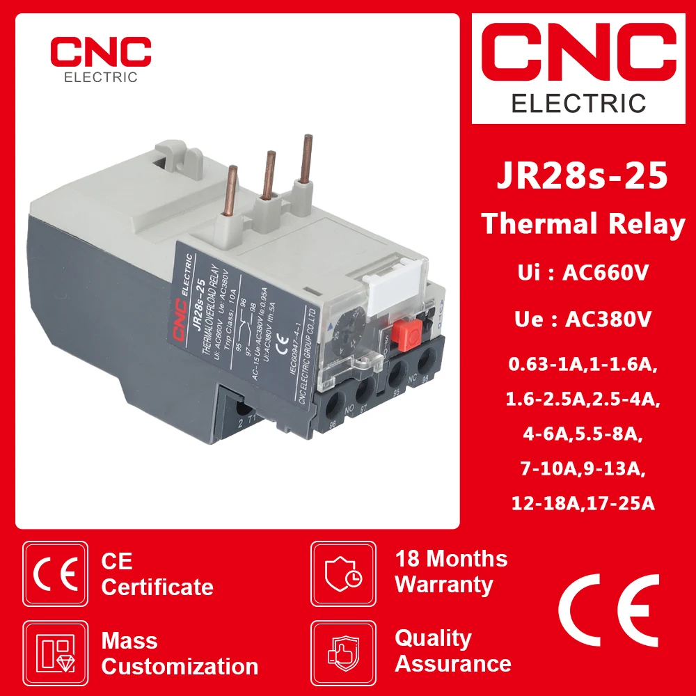 

CNC JR28s-25 Тепловое реле