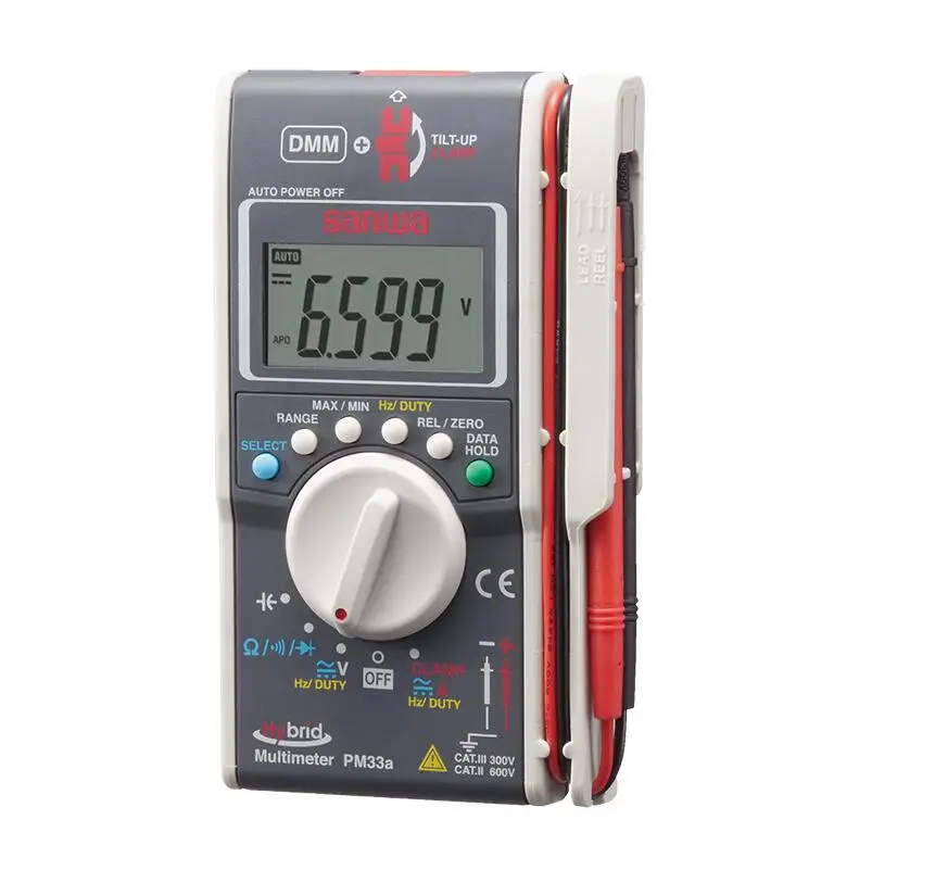

Цифровой мультиметр AC DC Ohm, гибридный Карманный DMM + зажим-метр SANWA PM33a