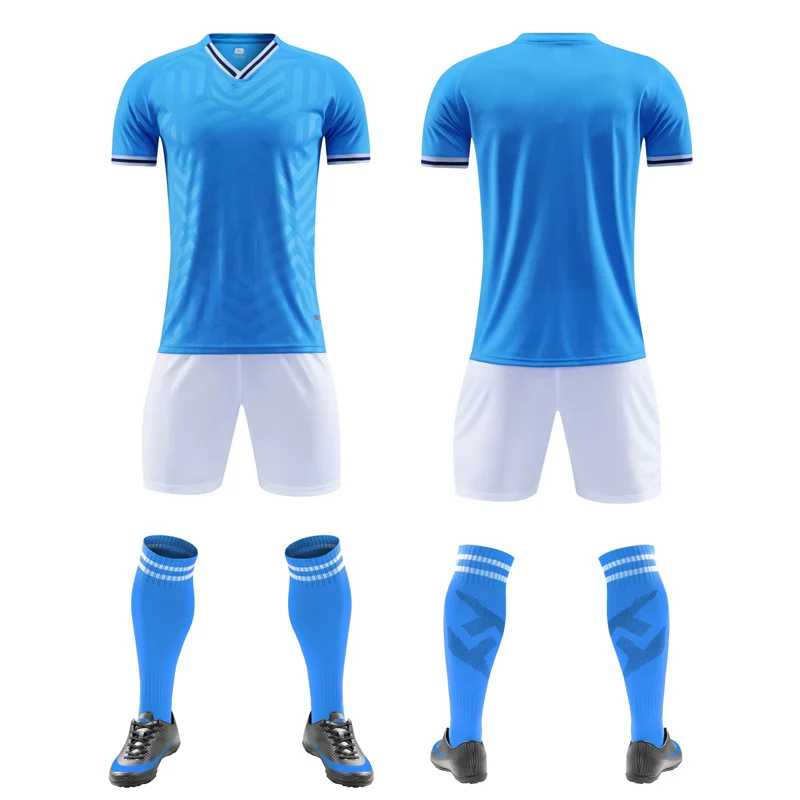 

22 TOP QUALITY Soccer Jersey Set Men Kids Football Uniform Custom Soccer Jerseys Futbol Adult Set Suit parent-child activity