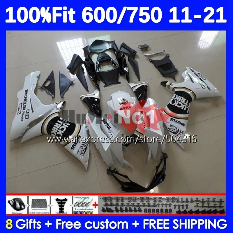 

Injection For SUZUKI GSXR 750 600 CC GSXR750 K11 18No.78 GSXR-750 GSXR600 lucky white 11 12 13 14 15 16 17 18 19 20 21 Fairings