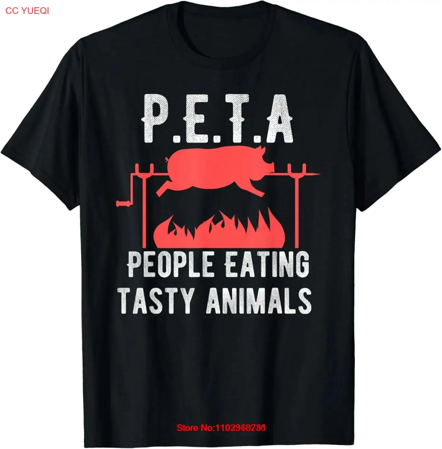 НОВАЯ забавная футболка P.E.T.A People Eating Tasty Animals BBQ для детей и взрослых S-3XL