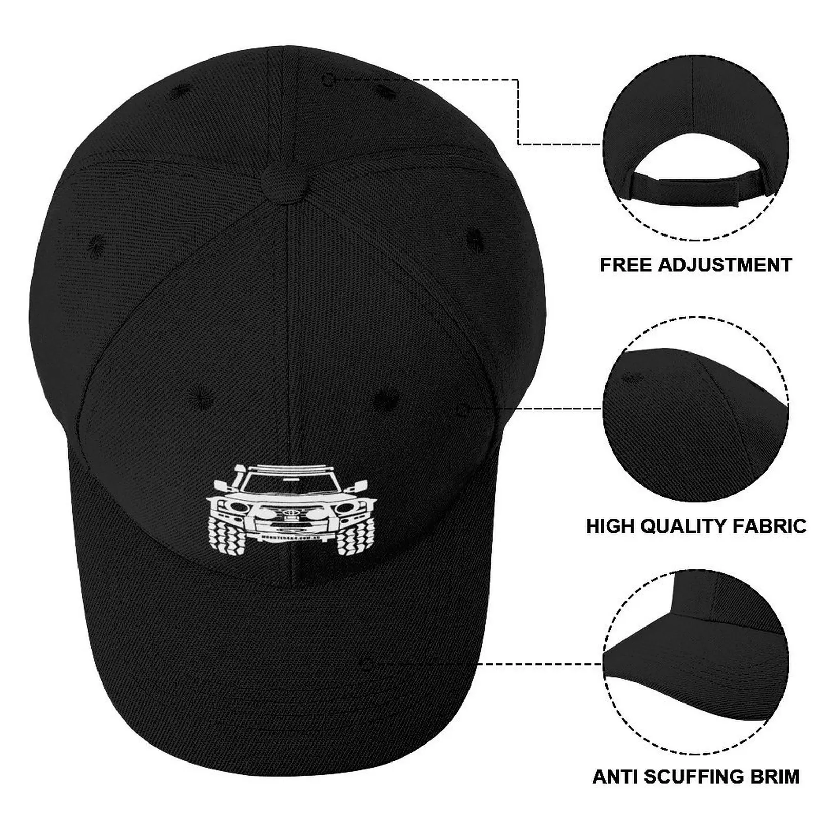 79 Series Land Cruiser Stencil Baseball Cap Ball Beach Anime Men Hats Women's