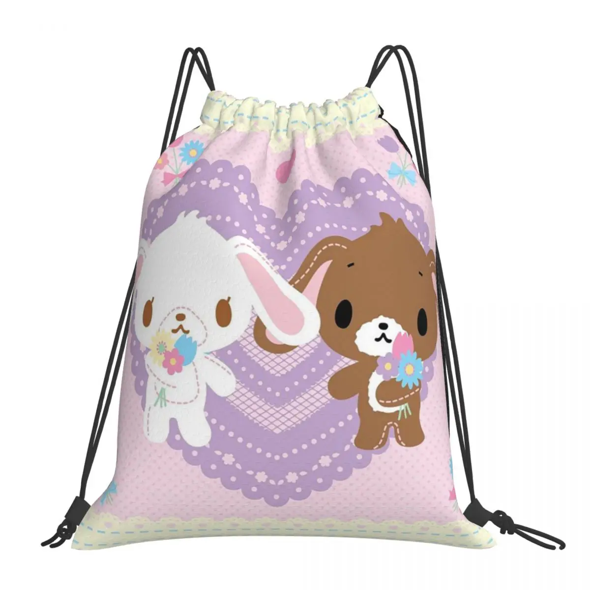 Рюкзаки sugarbunny повседневные Портативные Сумки на шнурке сумка с карманами