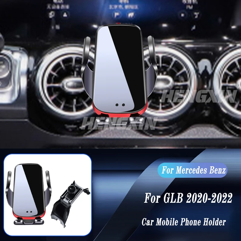 

Car Wireless Charger Auto Mount Phone Holder For Mercedes Benz GLB X247 2015-2022 Adjustable GPS Navigation Bracket Accessories