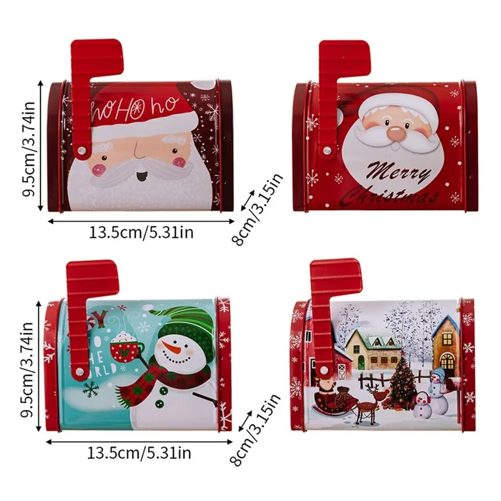 Металлическая рождественская коробка конфет большой емкости денежный банк