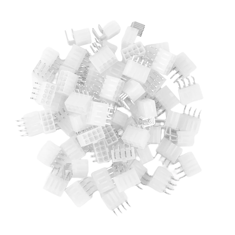 

ABHG 60PCS/1LOT 5557 4.2Mm 8P 8PIN Female Socket For PC Computer ATX CPU Power Connector