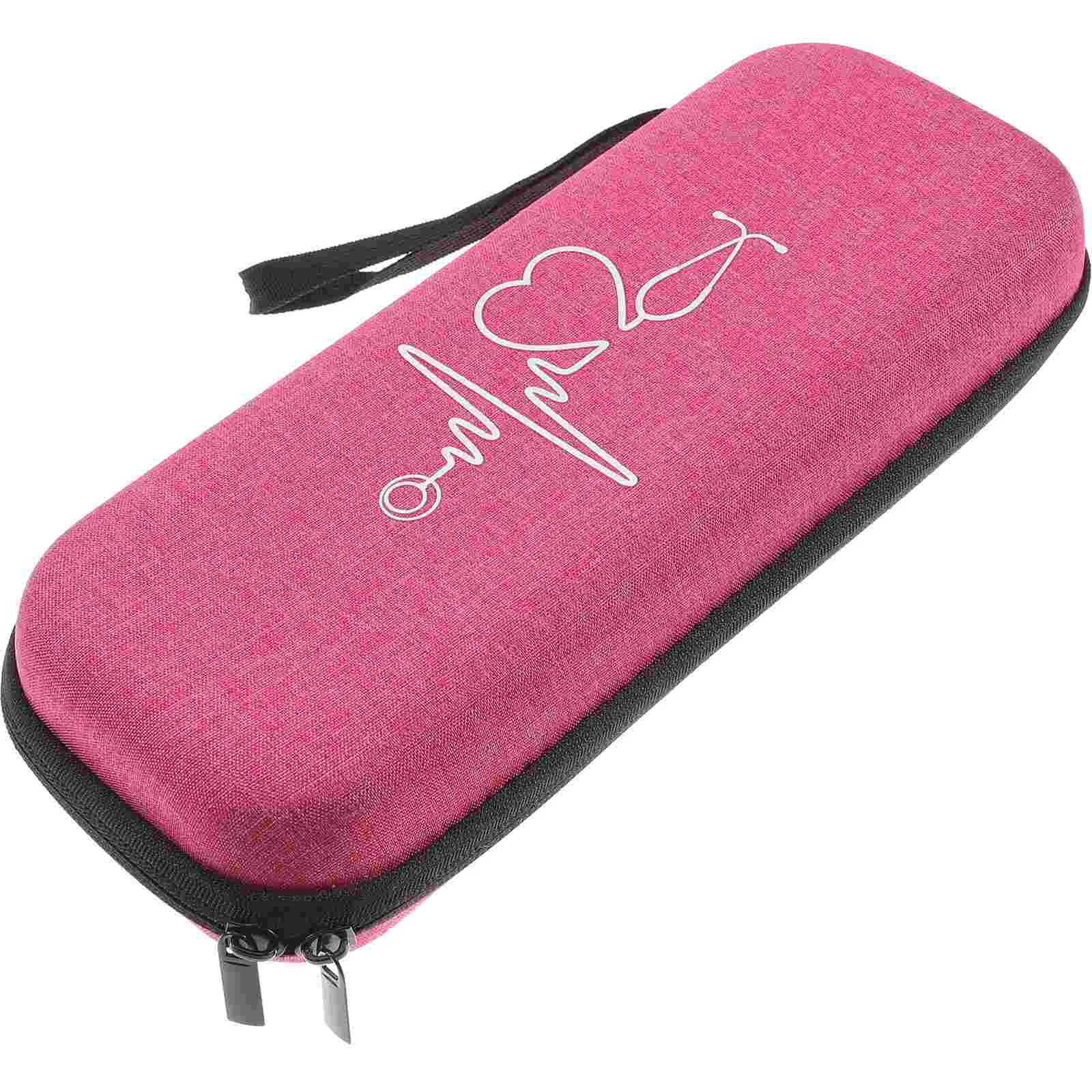 

Portable Stethoscope Case, Shockproof Stethoscope Box Compatible for Litш 1PC ( Rosy )