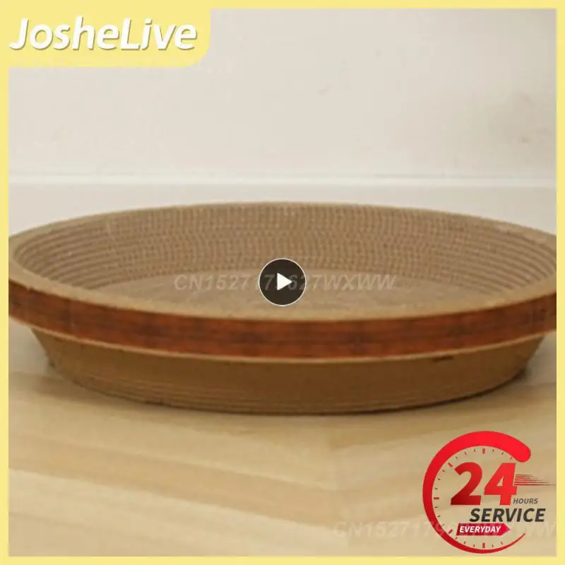 1~5PCS Round Cat Toy Paper Cat Litter Cat Nest Corrugated Paper Wear-resistant Cat Scratching Post Cat Supplies Cat Scratch Box