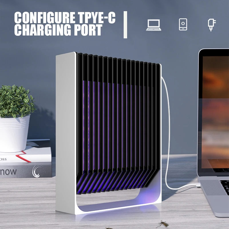 УФ-лампа для уничтожения насекомых летняя с зарядкой от USB |