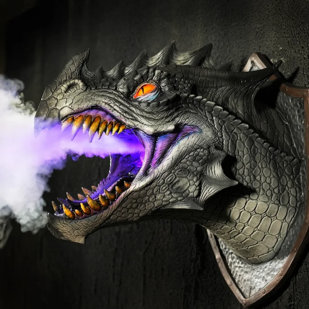 Креативная имитация головы T-Rex модель настенного кулона латексная пена